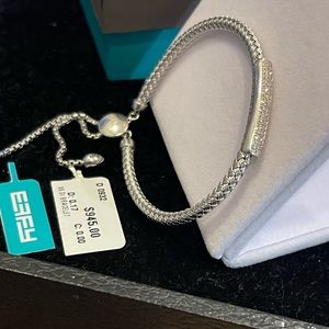 Effy 925 Sterling Silver Diamond Accented Bracelet, 0.17 TCW